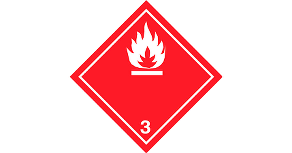 Dangerous Goods Class Flammable Liquids