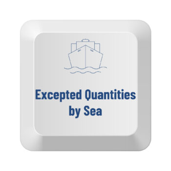 Excepted Quantities by sea