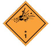 LogicomHub-Dangerous-Goods-Classes-Explosives-Class 1 symbol