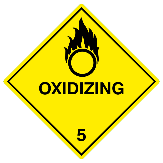 Class 5 Oxidising symbol 1