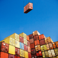 Dangerous Goods- Training Essentials - Stack of shipping containers