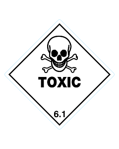 Class 6 toxic 6.1 symbol